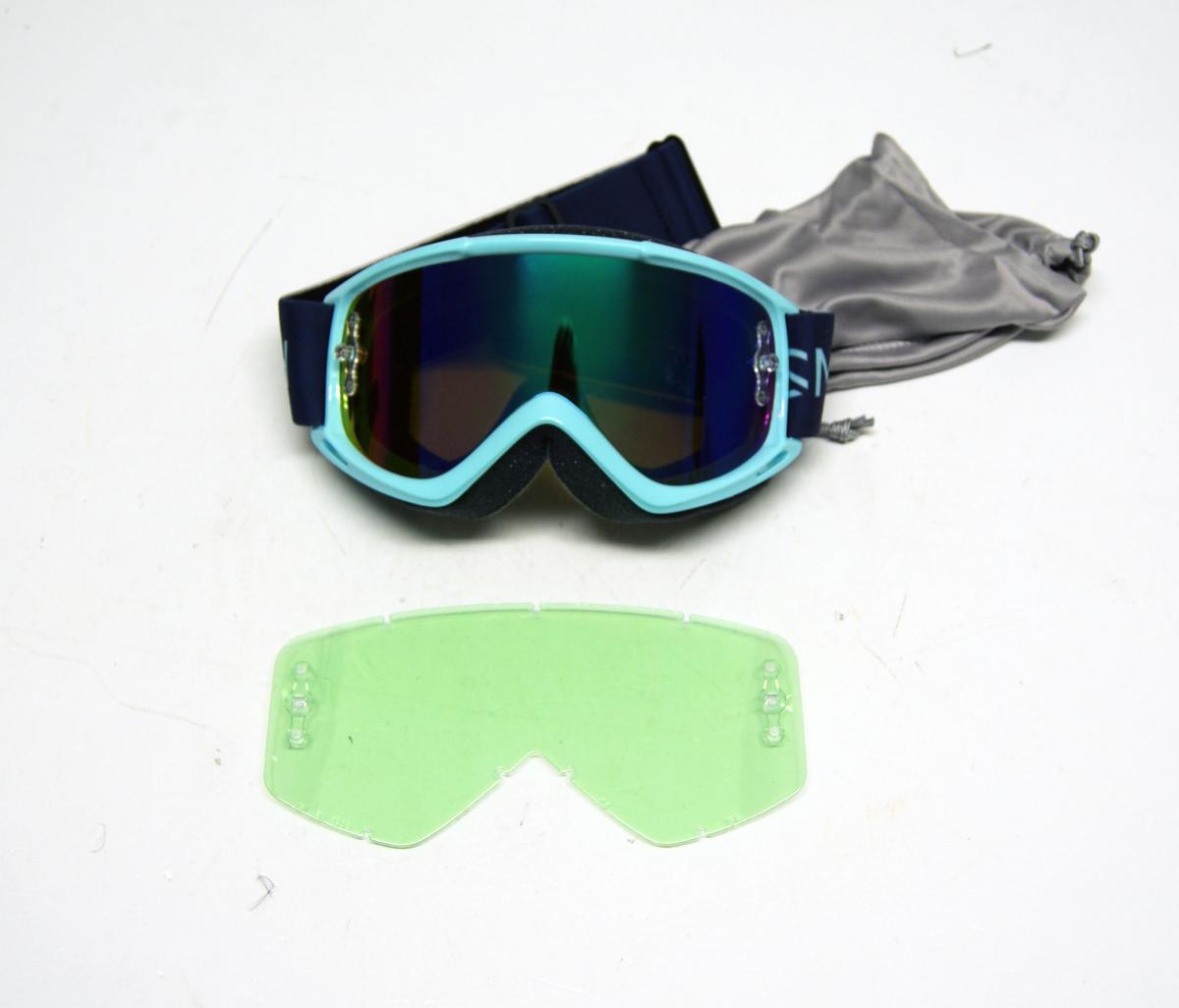 SMITH FUEL V.1 MAX ICEBERG BLUE, M00830361991Y - END OF LINE, MIRRORED LENS AND CLEAR LENS thumbnail 2
