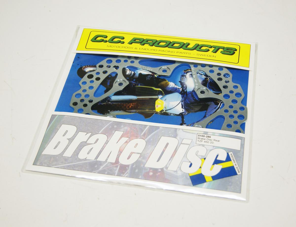 DISC BRAKE REAR YZ 450F 2020-21, CC PRODUCTS 5100-286, B2W-2582W-00 image 1