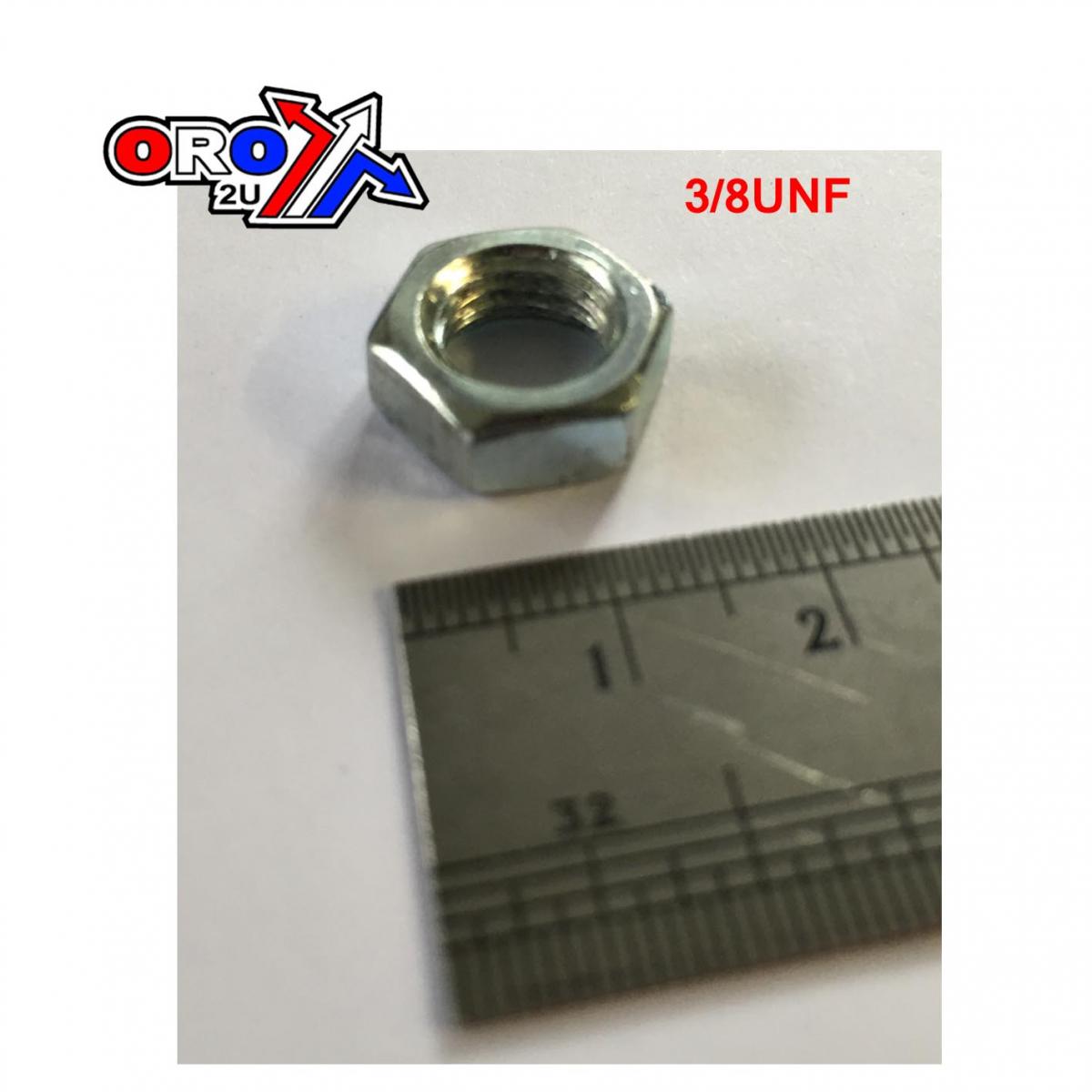 3/8UNF HALF NUT ZINC PLATED, EACH image 1