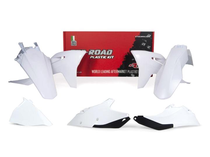 PLASTIC KIT/5 2021-23 EC-ECF WHITE RTECH R-KITGAS-BN0-421 GASGAS image 1