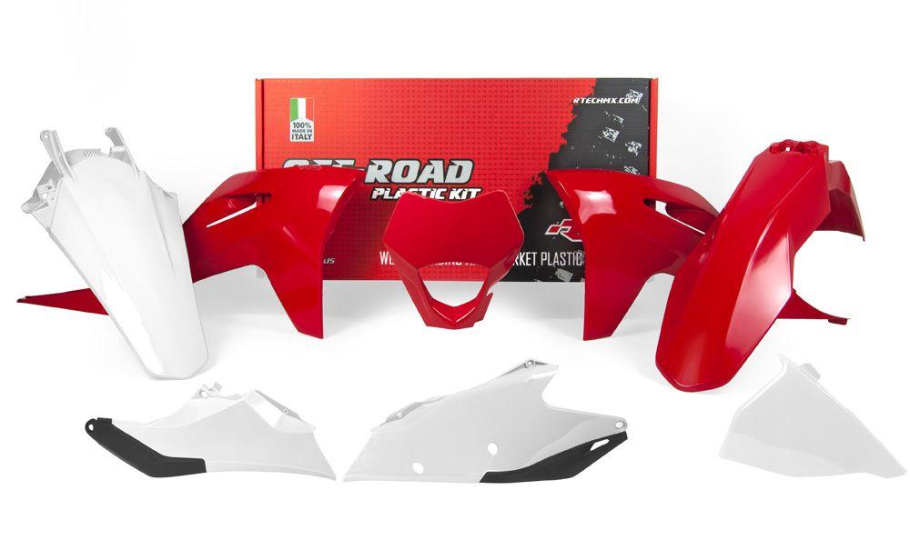 PLASTIC KIT/6 2021-23 EC-ECF OEM, RTECH R-KITGAS-OEM-521, GASGAS, WITH HEADLIGHT COWL