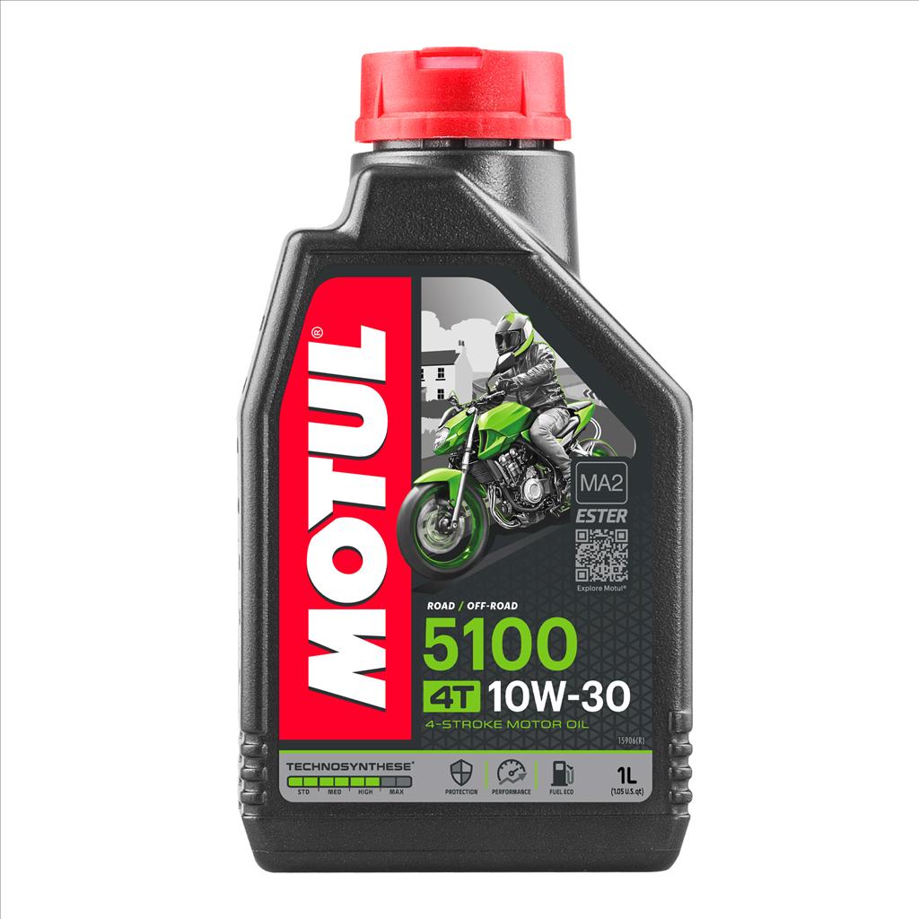 5100 10W30 4T 1 Litre, MOTUL 450026, BOX=12, Motorcycle, TECHNOSYNTHESE image 1