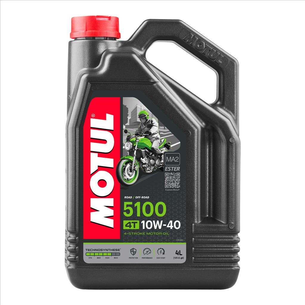 5100 10W40 4T 4 Litre, MOTUL 450029, BOX=4, Motorcycle, TECHNOSYNTHESE image 1