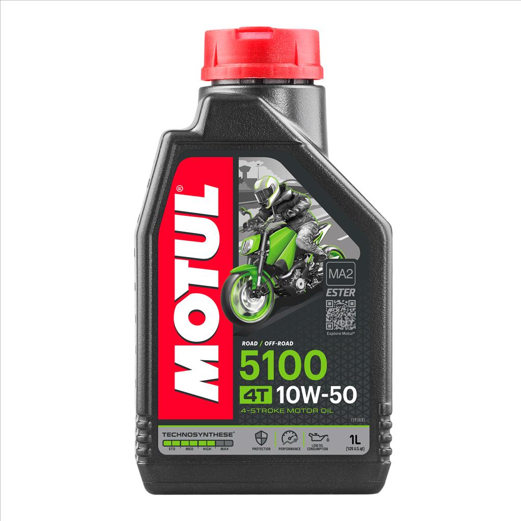 5100 10W50 4T 1 Litre, MOTUL 450031, BOX=12, Motorcycle, TECHNOSYNTHESE image 1