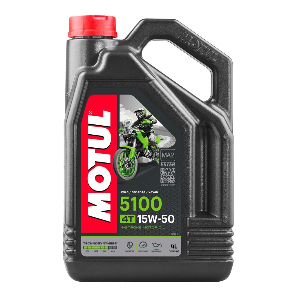5100 15W50 4T 4 Litre, MOTUL 450034, BOX=4, Motorcycle, TECHNOSYNTHESE image 1