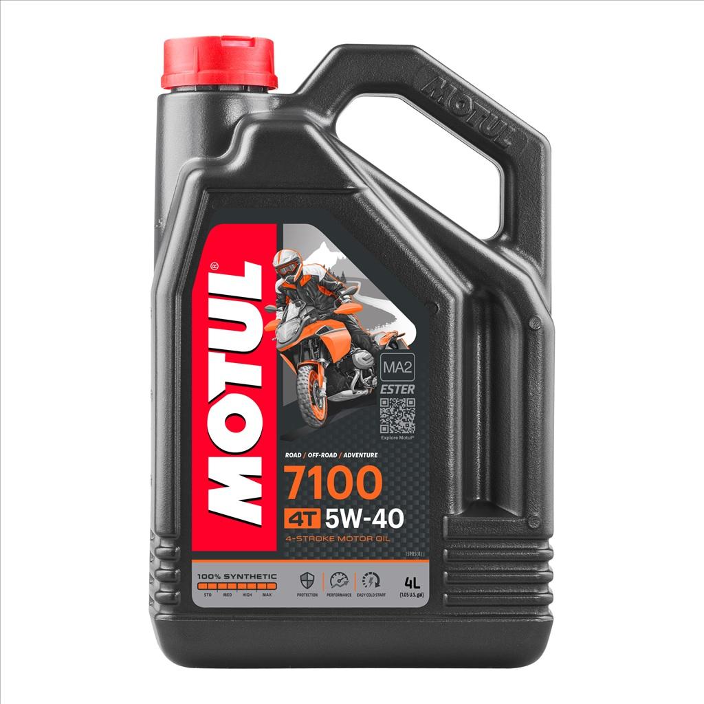 7100 5W40 4T 4 Litre, MOTUL 450013, BOX=4, Motorcycle, 100% SYNTHETIC image 1