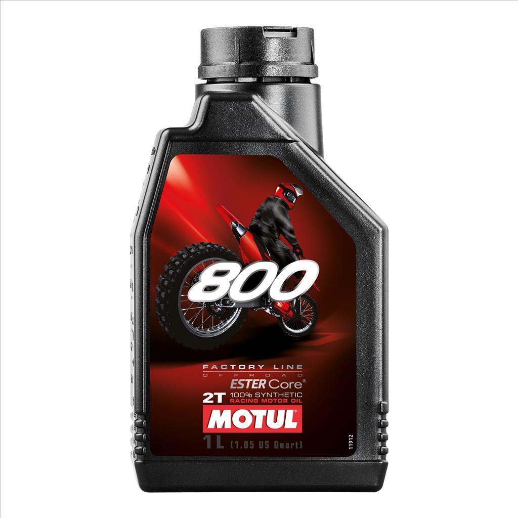 800 2T FL OFF ROAD 1 Litre, MOTUL 450059, BOX=12, Motorcycle, 100% SYNTHETIC image 1