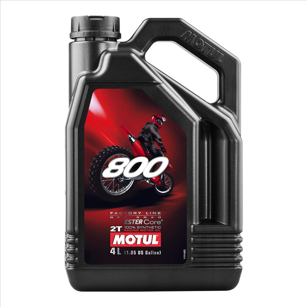 800 2T FL OFF ROAD 4 Litre, MOTUL 450060, BOX=4, Motorcycle, 100% SYNTHETIC image 1