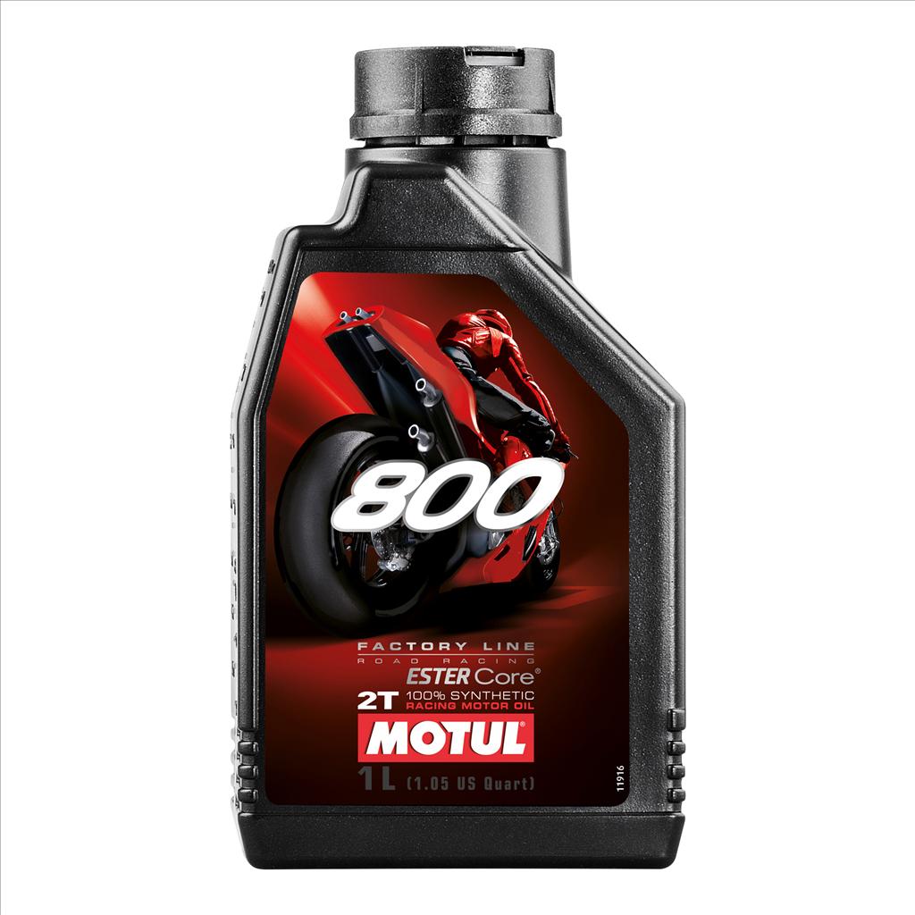 800 2T FL ROAD RACING 1 Litre, MOTUL 450052, BOX=12, Motorcycle, 100% SYNTHETIC image 1