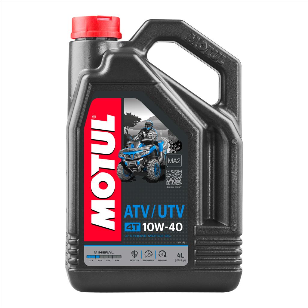 ATV-UTV 4T 10W40 4 Litre, MOTUL 450080, BOX=4, Motorcycle, MINERAL image 1