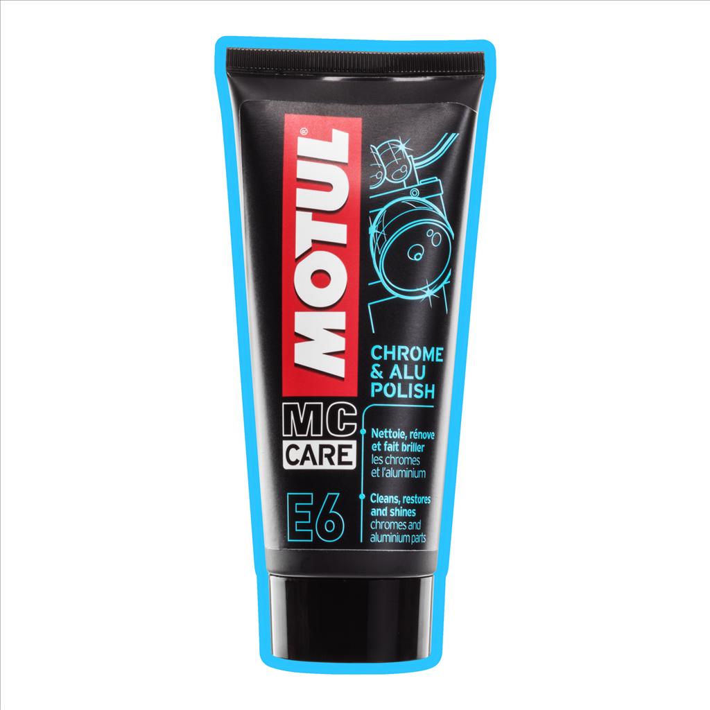 E6 CHROME & ALU POLISH 100ml, MOTUL 450142, BOX=12 thumbnail 2