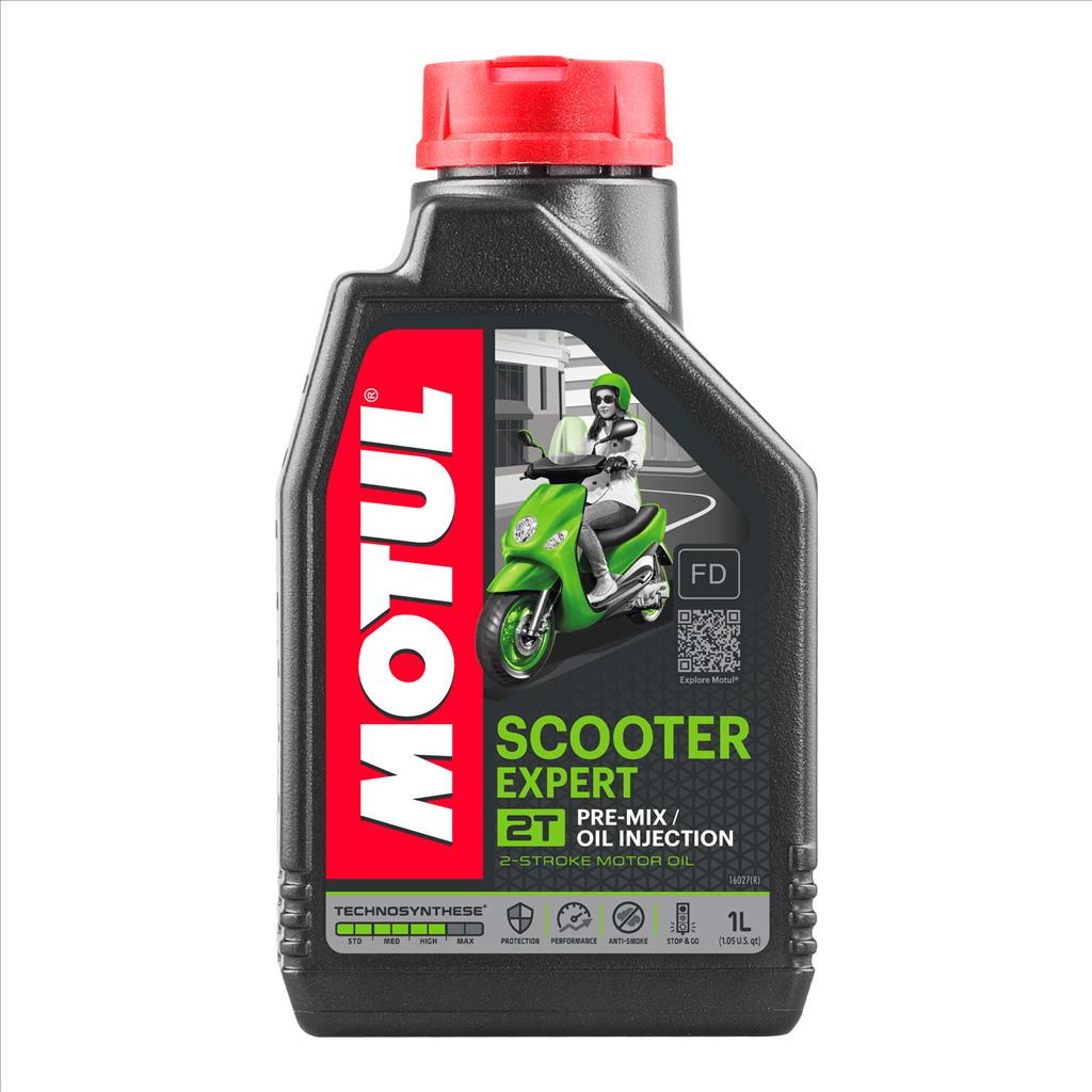SCOOTER EXPERT 2T 1 Litre C, MOTUL 450067, BOX=12, Motorcycle, TECHNOSYNTHESE image 1