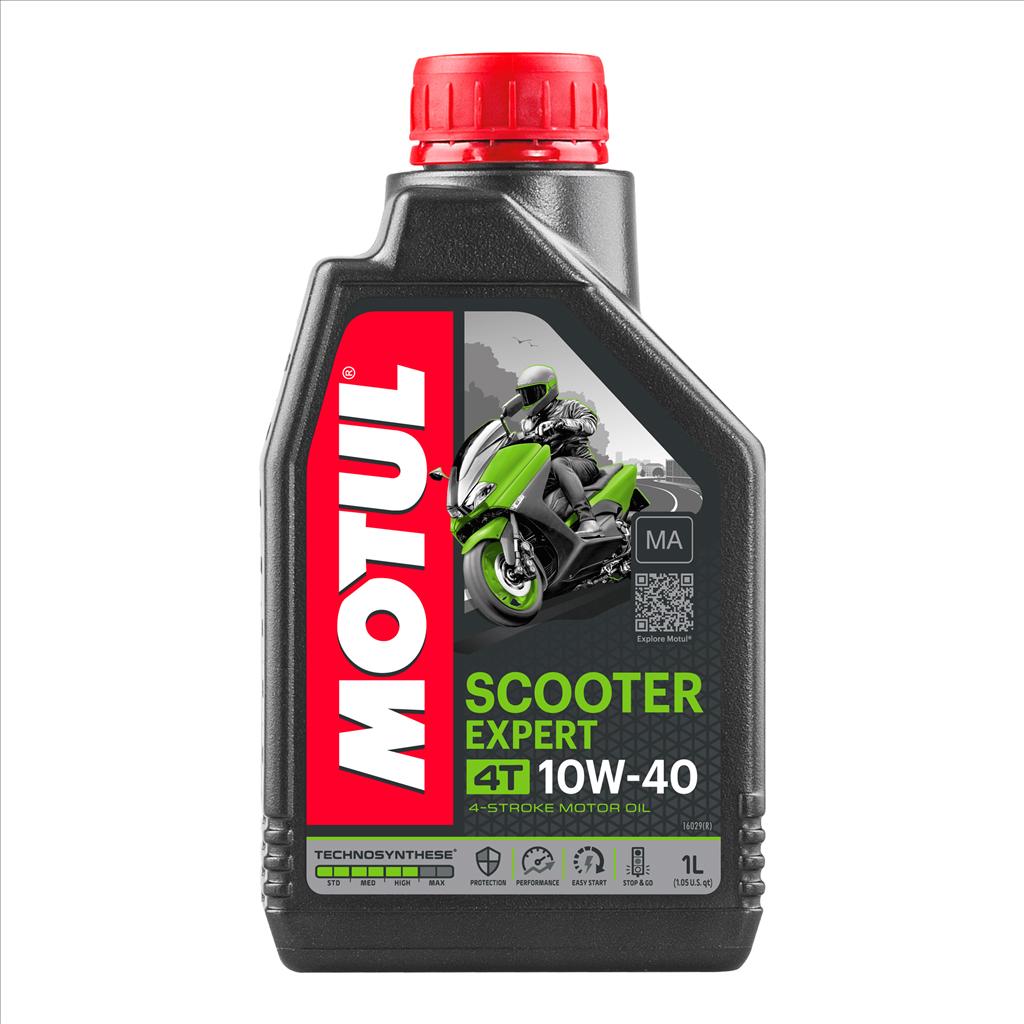 SCOOTER EXPERT 4T 10W40 MA 1 Litre, MOTUL 450051, BOX=12, Motorcycle, TECHNOSYNTHESE image 1
