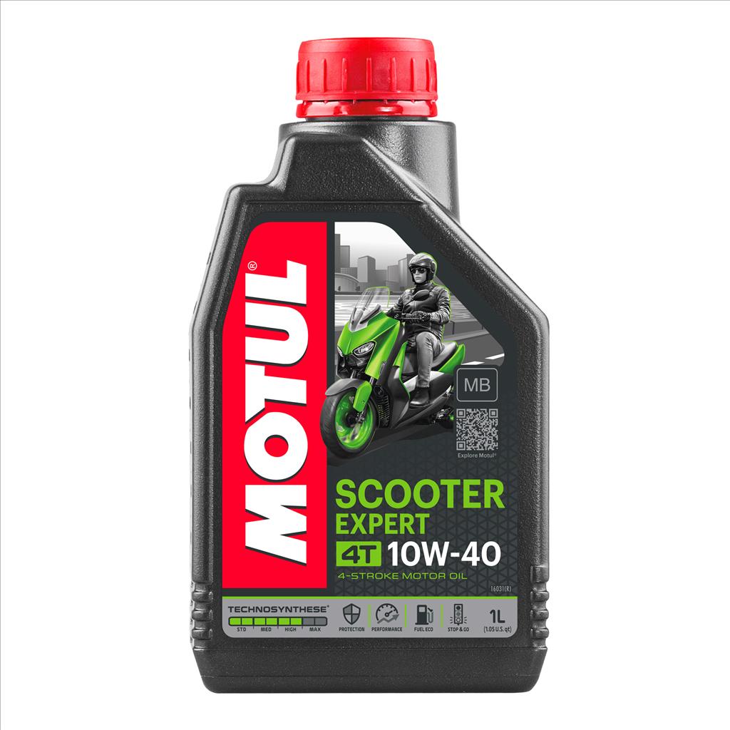 SCOOTER EXPERT 4T 10W40 MB 1 Litre, SCOOTER EXPERT 4T 10W40 MB 12X1L, Motorcycle, TECHNOSYNTHESE image 1