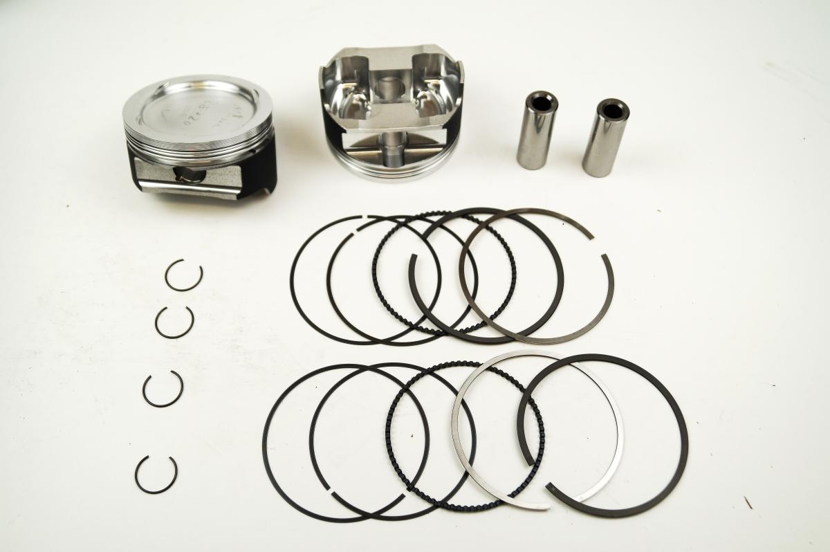 PISTON KIT 05-13 KVF750 90.00 +5.00mm, FORGED WOSSNER K8987D500-2, HIGH COMPRESSION image 1