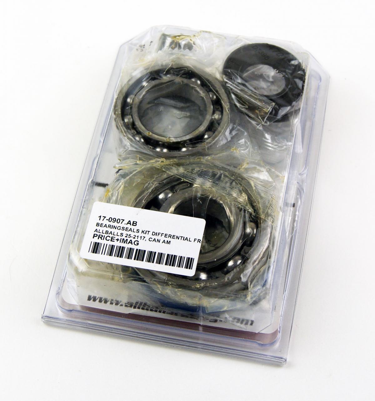 DIFFERENTIAL BEARING & SEALS KIT FRONT CAN-AM, ALLBALLS 25-2117 thumbnail 2
