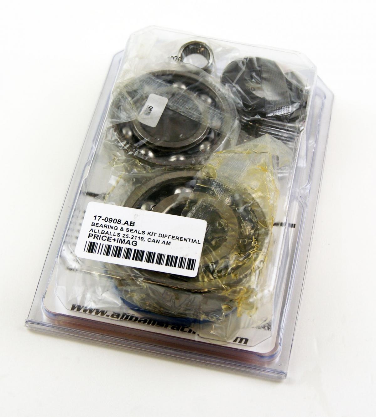 DIFFERENTIAL BEARING & SEALS KIT FRONT CAN-AM DEFENDER, ALLBALLS 25-2119 thumbnail 2