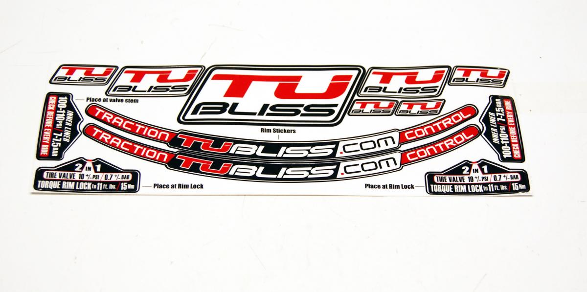 TUBLISS REP. RIM STICKER, 999-TUBRIMSTICKER, REPLACEMENT, PINCH PUNCTURE PROOF thumbnail 2