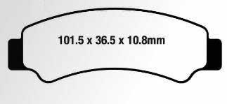 BRAKE PADS FULL METAL HD FRONT [FA726], MX-D EXTREME thumbnail 2