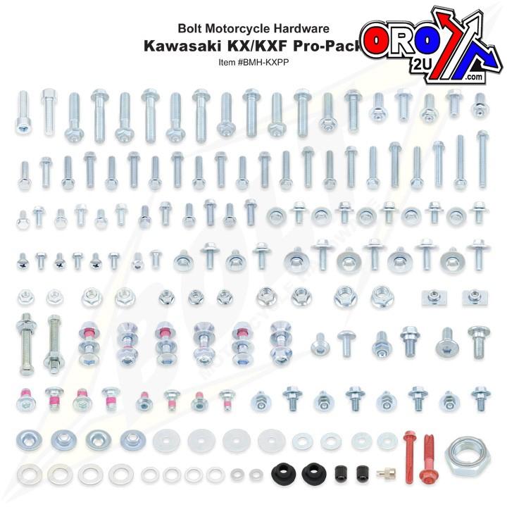 BOLT Kawasaki KX/KXF PRO KIT, MOTOCYCLE HARDWEAR BMH-KXPP, BMHKXPP thumbnail 2