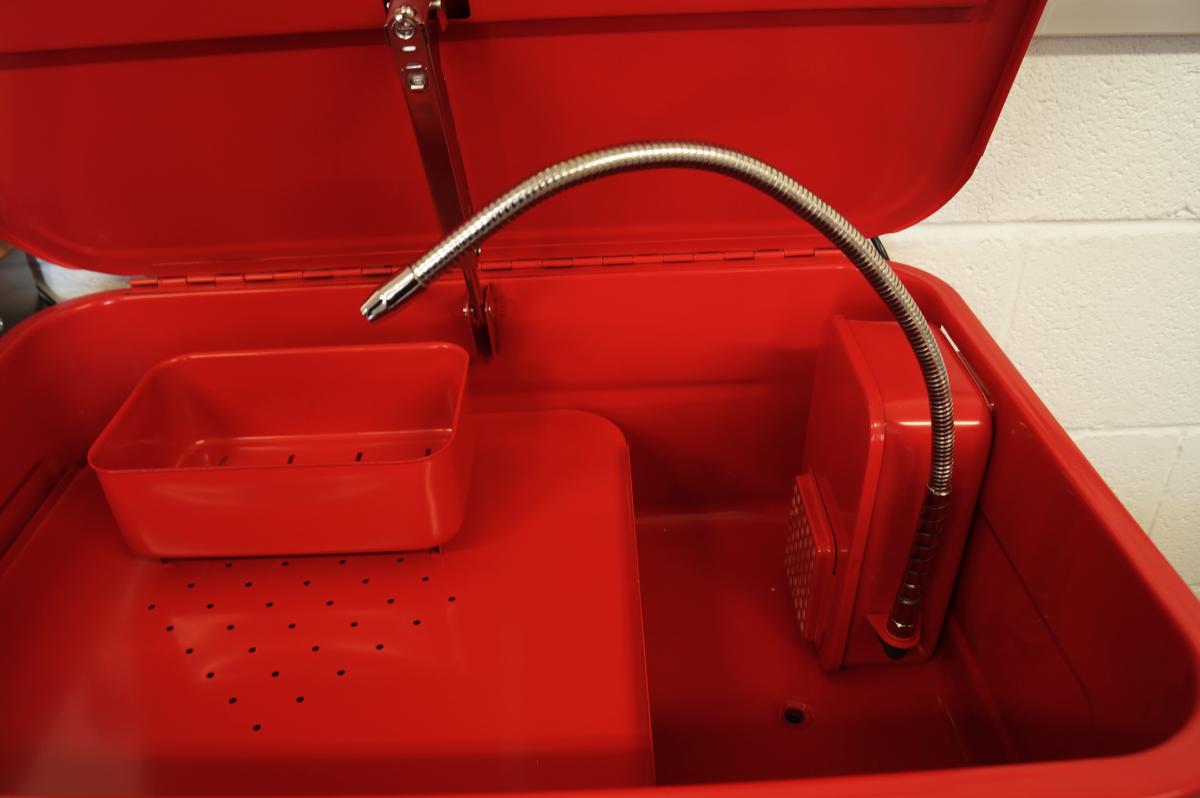 PARTS WASHER / BENCH 20GL, 20 GALLON / ENGINE CLEANER WASHER, RED thumbnail 5