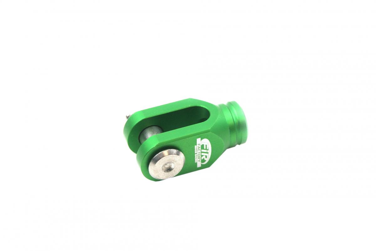 BRAKE CLEVIS REAR GREEN KX RM, FIR ASRBC-06, CNC ALLOY