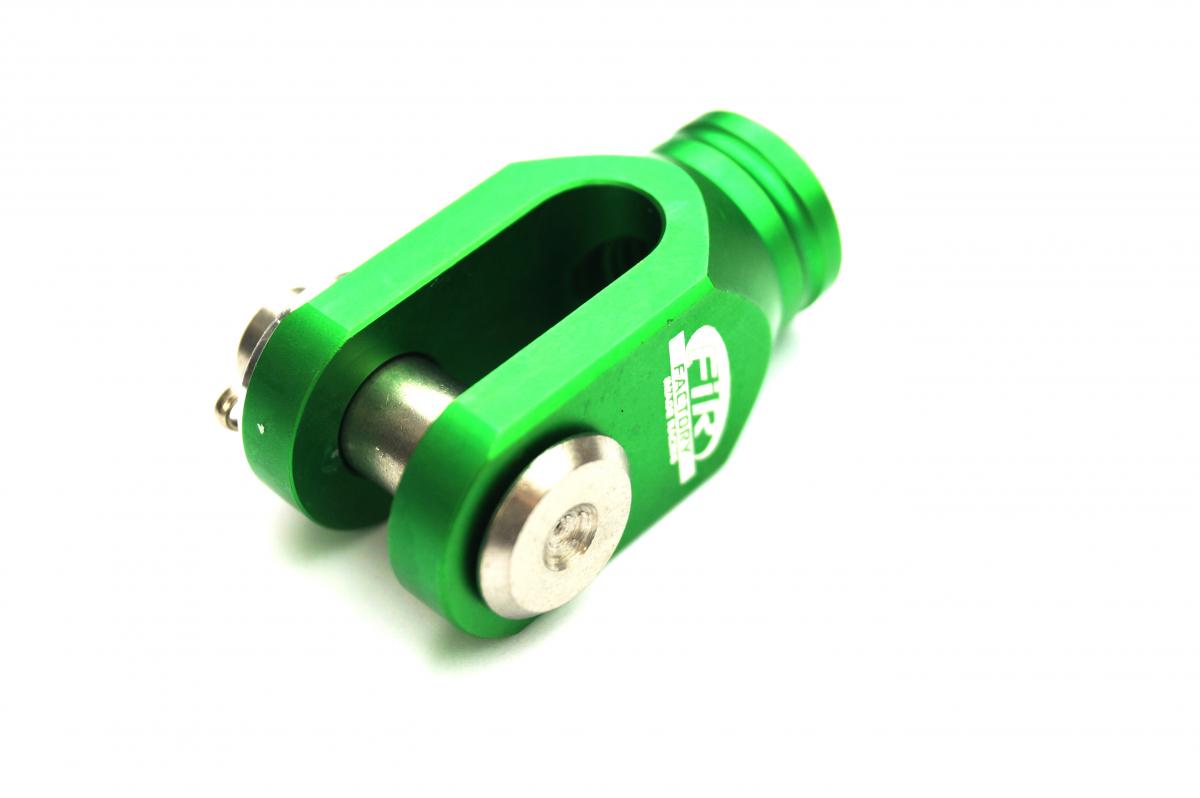 BRAKE CLEVIS REAR GREEN KX RM, FIR ASRBC-06, CNC ALLOY thumbnail 2