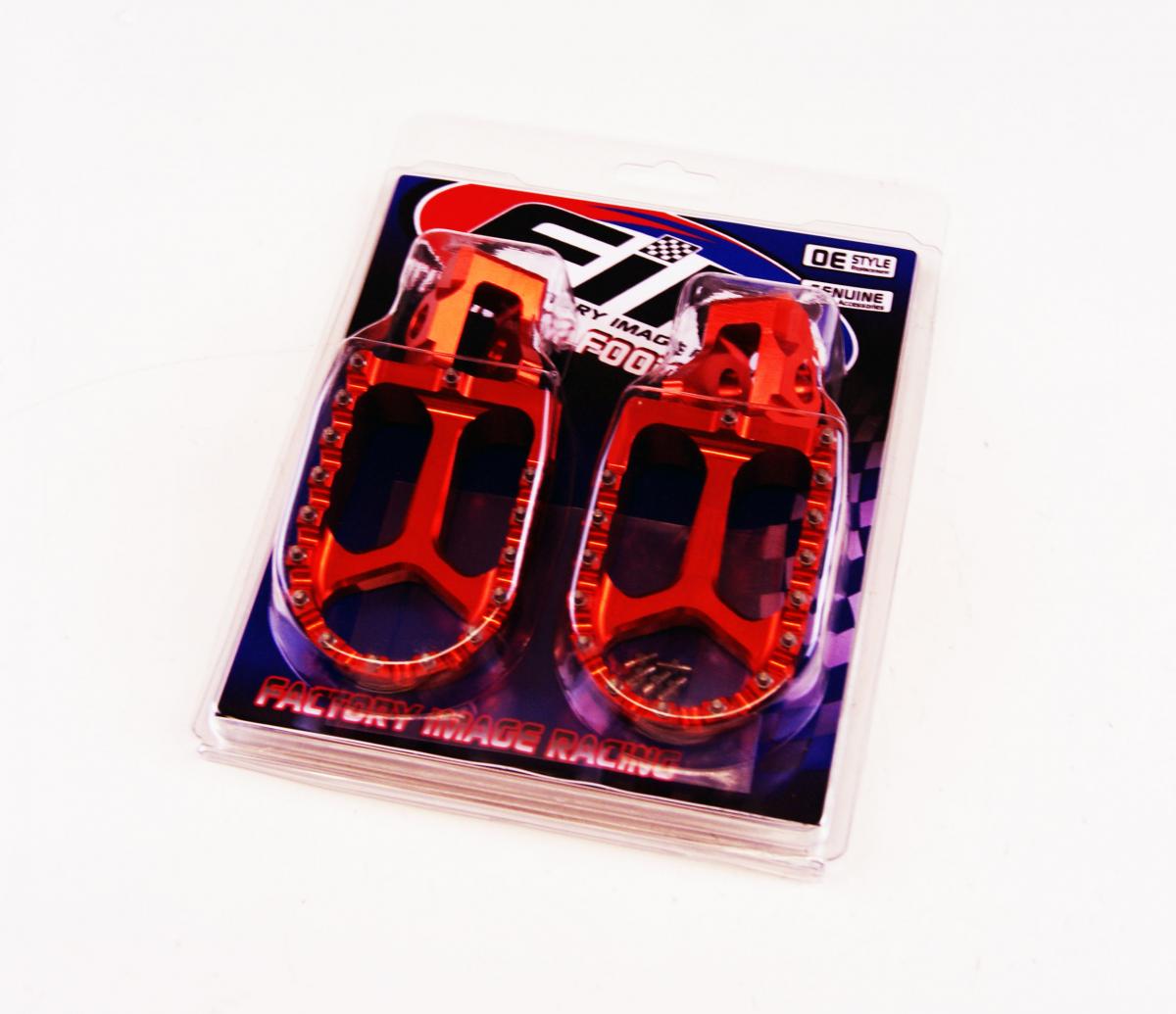 FOOT PEGS ORANGE GASGAS/HUSQVARNA/KTM, FIR ASF-19, CNC ALLOY thumbnail 3