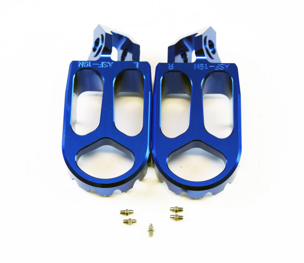 FOOT PEGS BLUE GASGAS/HUSQVARNA/KTM, FIR ASF-19, CNC ALLOY thumbnail 2