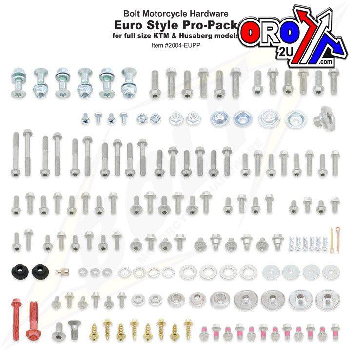 BOLT KIT KTM Husaberg MOTOCYCLE HARDWEAR 2004-EUPP thumbnail 2