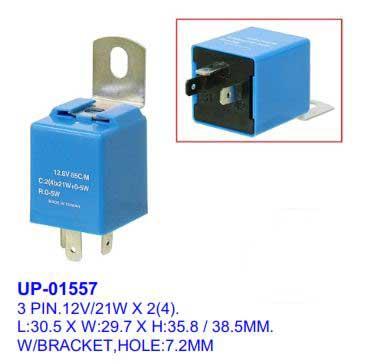 FLASHER RELAY UNIT 3 PIN.12V/21W X 2(4) UP-01557 thumbnail 4
