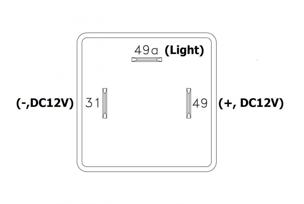 FLASHER RELAY UNIT 3 PIN.12V/21W X 2(4) UP-01557 thumbnail 5
