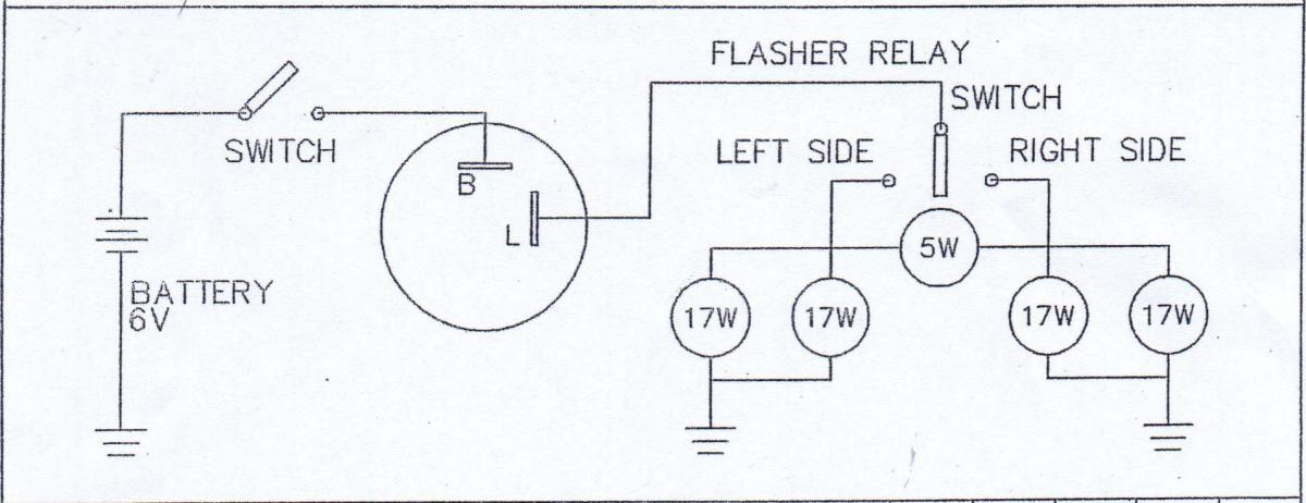 FLASHER RELAY UNIT 2 PIN.6V / 17W X 2. UP-01559 thumbnail 4