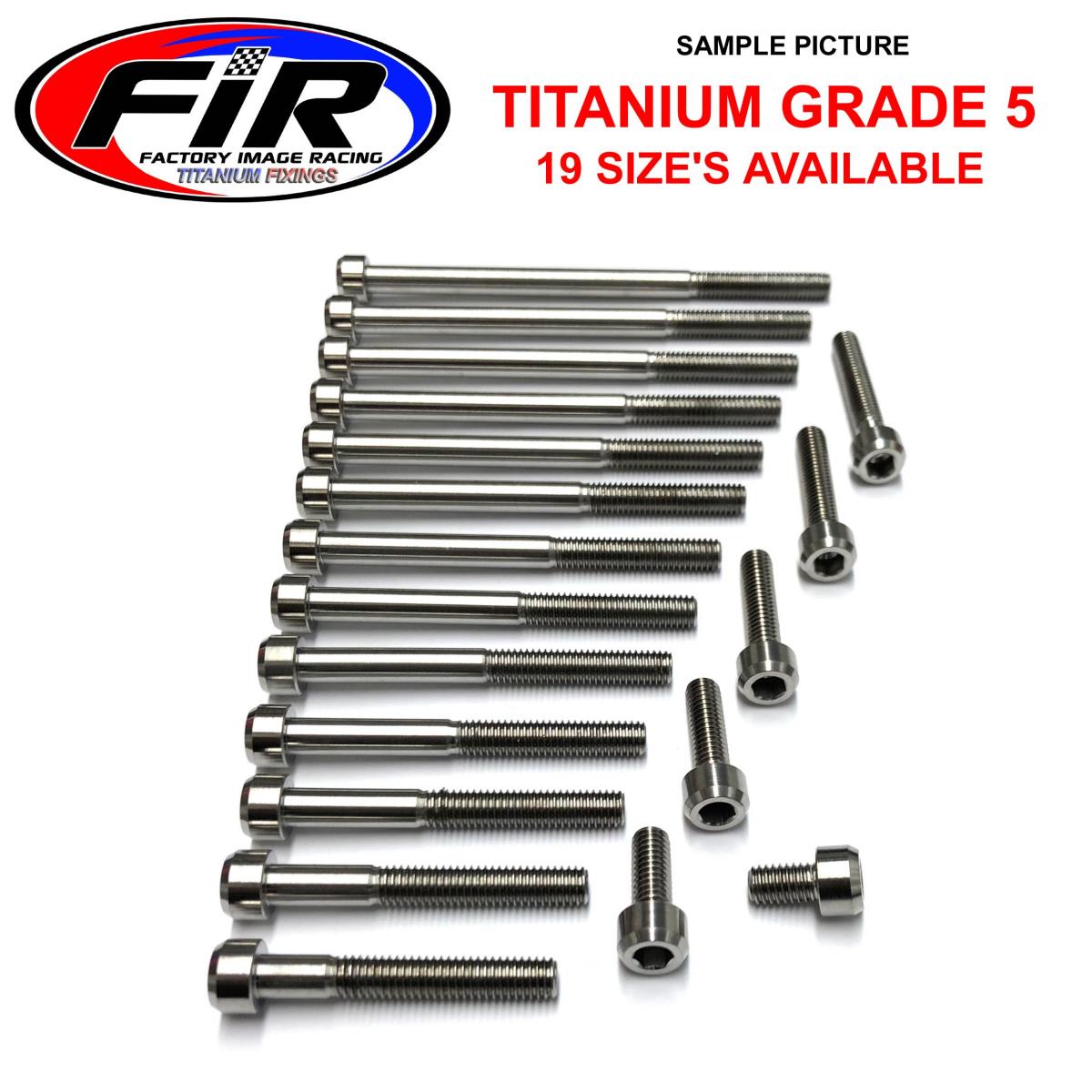 TITANIUM ALLEN BOLT M6x20, GRADE 5 TI - PACK OF 2 thumbnail 3