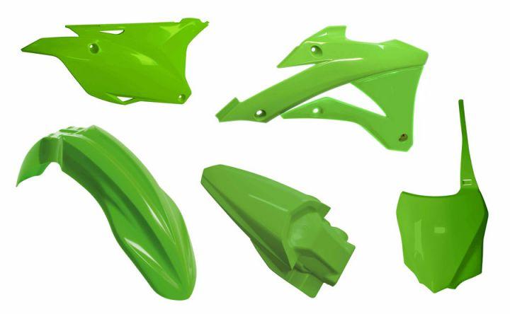 PLASTIC KIT/5 14-21 KX85/100 OEM 2021, RTECH OEM R-KITKX0-VE0-599 image 1