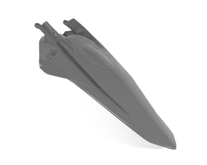 REAR FENDER 2020-23 EXC/EXCF/XC-W/XCF-W, RTECH R-PPKTMGR0020 QUANTUM GREY image 1