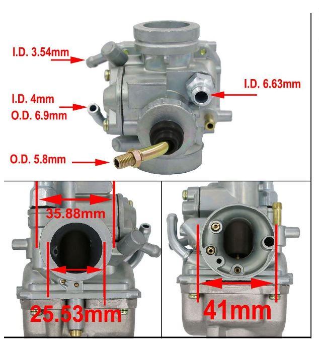 CARBURETOR ASSEMBLY 00-07 YAMAHA TTR 125 E L LE 5HP-14101-10-00 5HP-14101-20-00 thumbnail 6
