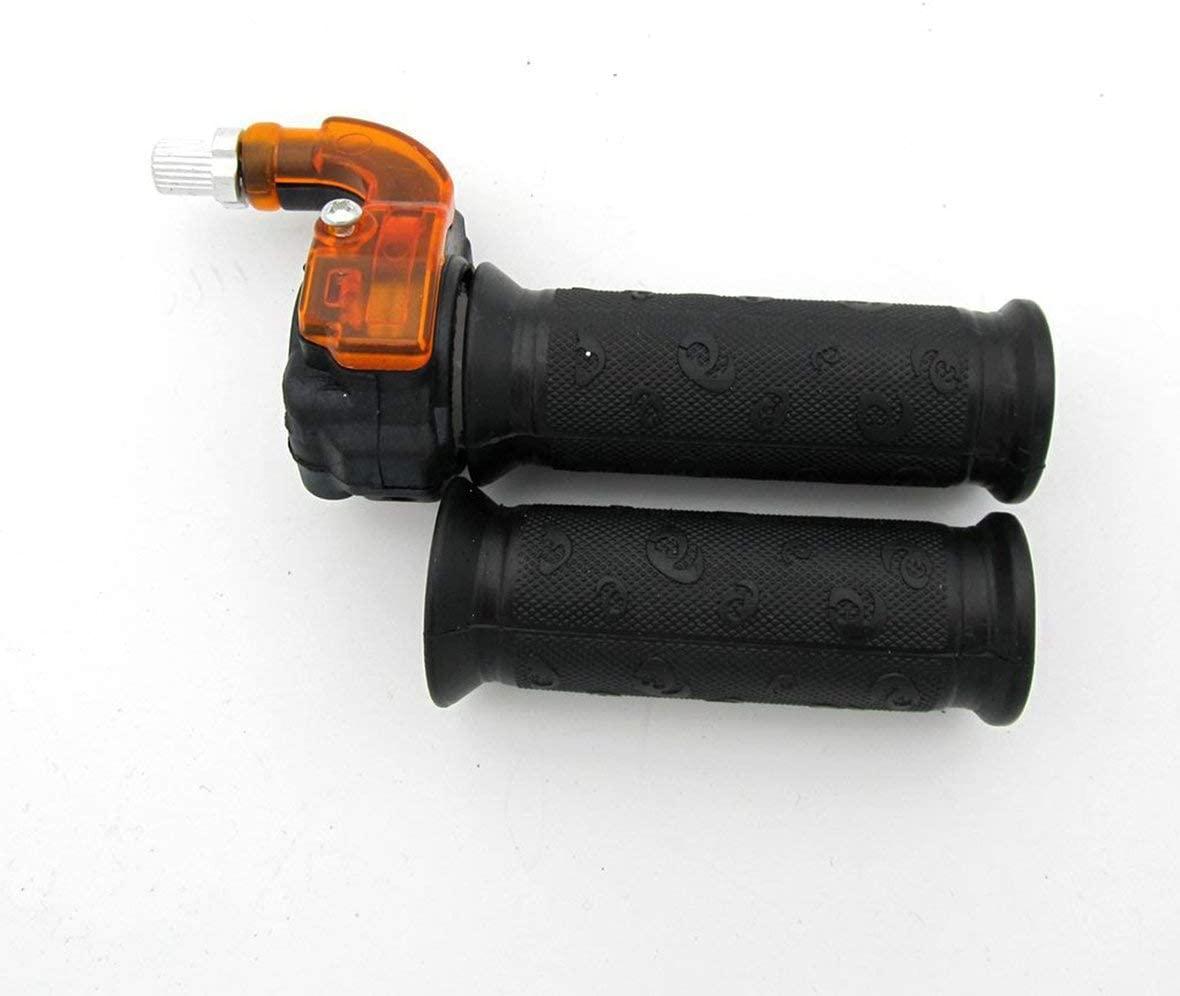 THROTTLE MINI GRIP SET, Handle Grip Throttle Clamp 49cc Pocket Bike Mini Moto Quads Twist Throttle Accelerator Grip thumbnail 2