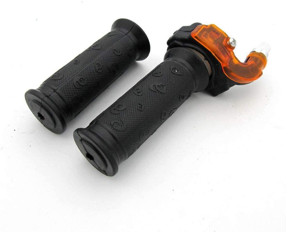 THROTTLE MINI GRIP SET, Handle Grip Throttle Clamp 49cc Pocket Bike Mini Moto Quads Twist Throttle Accelerator Grip thumbnail 3