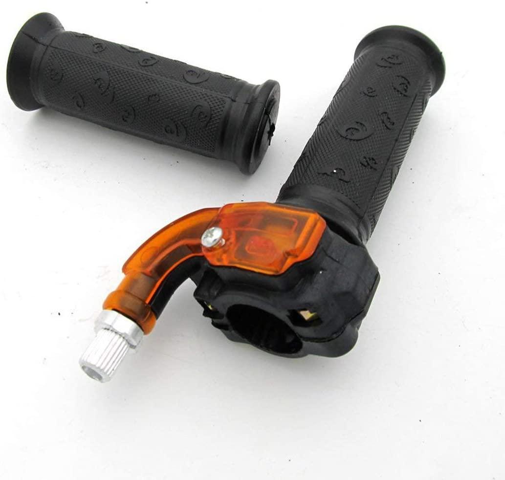 THROTTLE MINI GRIP SET, Handle Grip Throttle Clamp 49cc Pocket Bike Mini Moto Quads Twist Throttle Accelerator Grip thumbnail 4