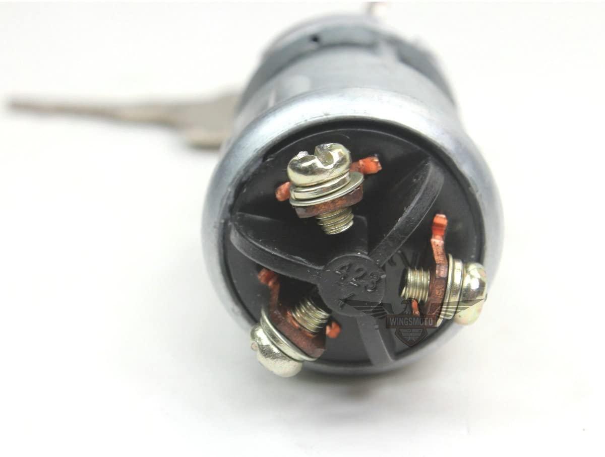 SWITCH IGNITION 3 WAY -2 KEYS UNIVERSAL thumbnail 6