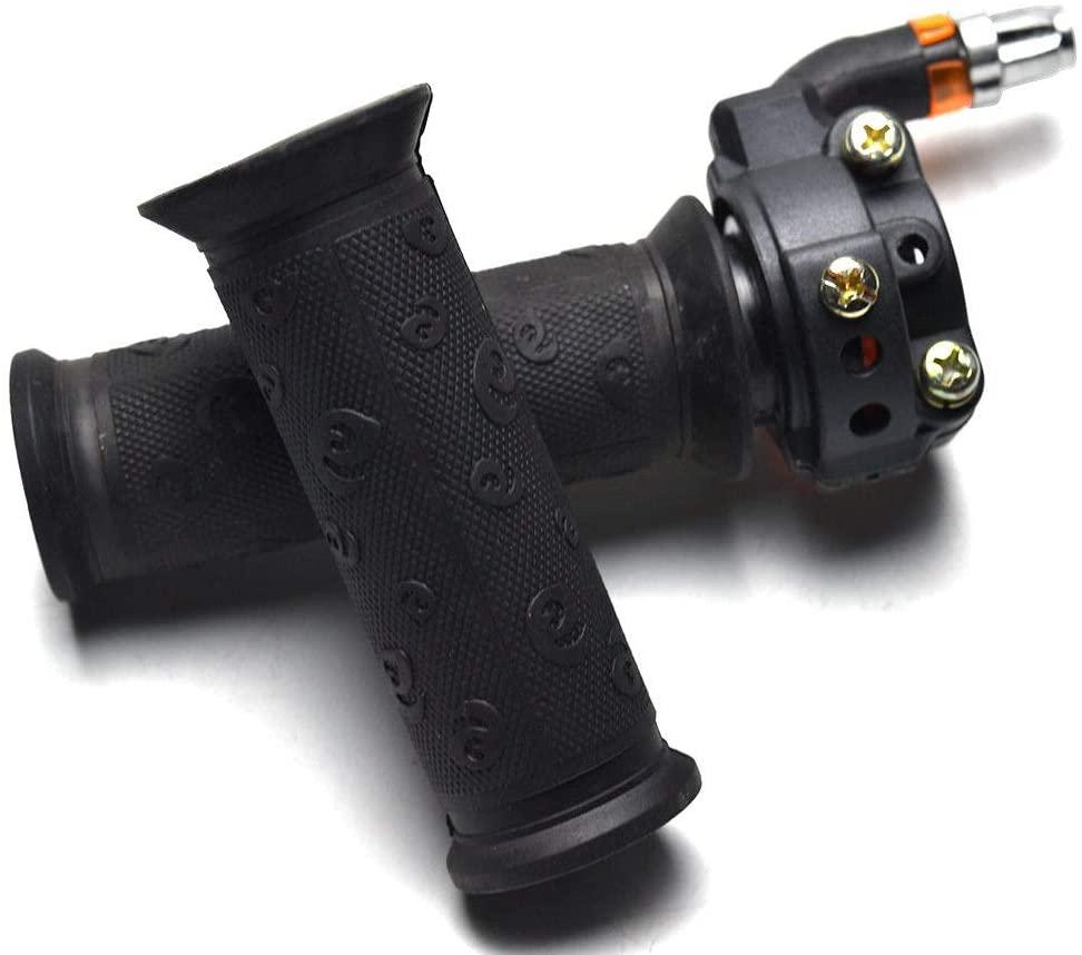 THROTTLE MINI GRIP SET + CABLE, Handle Grip Throttle Clamp 49cc Pocket Bike Mini Moto Quads Twist Throttle Accelerator Grip thumbnail 4