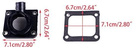 FLANGE INTAKE YAMAHA YFZ350/, RD350/RZ350 Carburetor Rubber 31K-13565-01-00 thumbnail 2