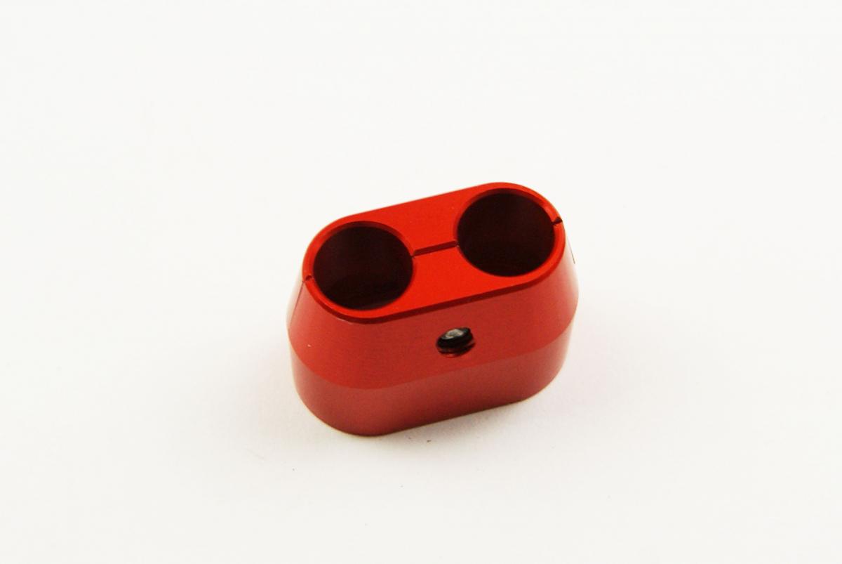 KTM CABLE CLAMP THROTTLE HOUSING image 1