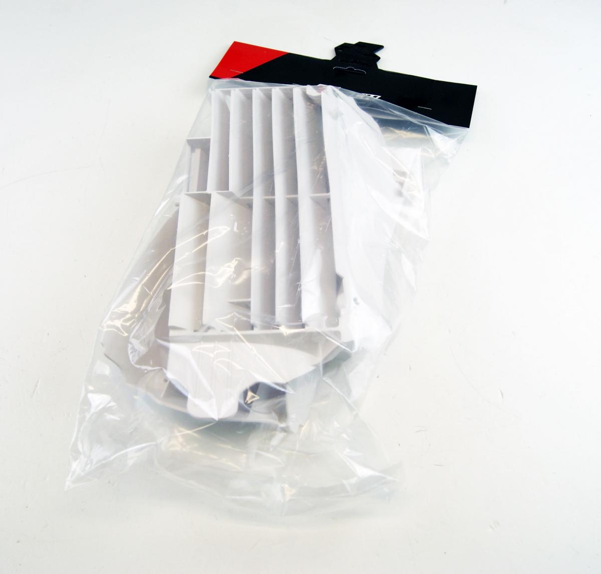 LOUVERS RADIATOR OVERSIZE WHITE, YAMAHA R-GRYZFBN0018, OEM COLOUR 20-21, RTECH thumbnail 3
