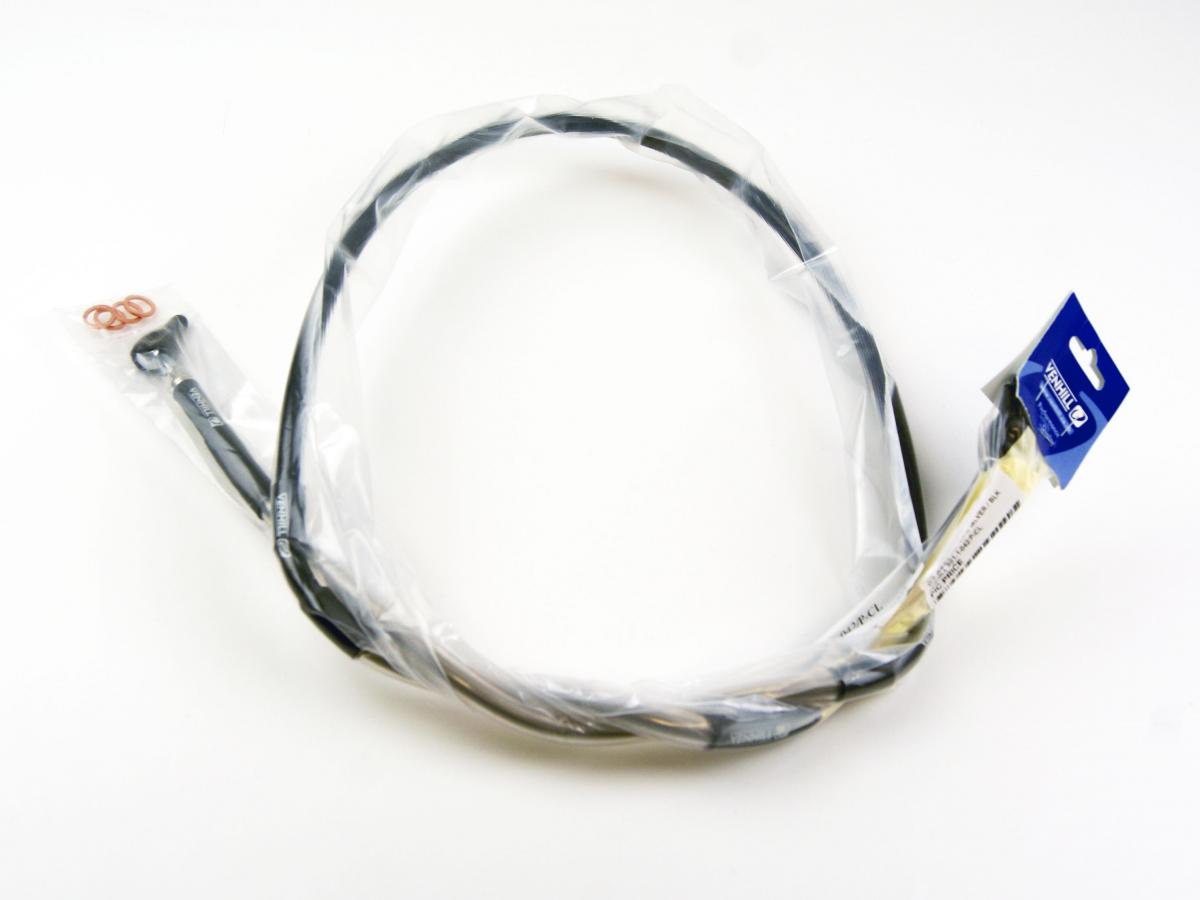 HOSE FRONT BRAKE SILVER / BLK, VENHILL S01-1-042/P-CL, 59480-02J00 thumbnail 2