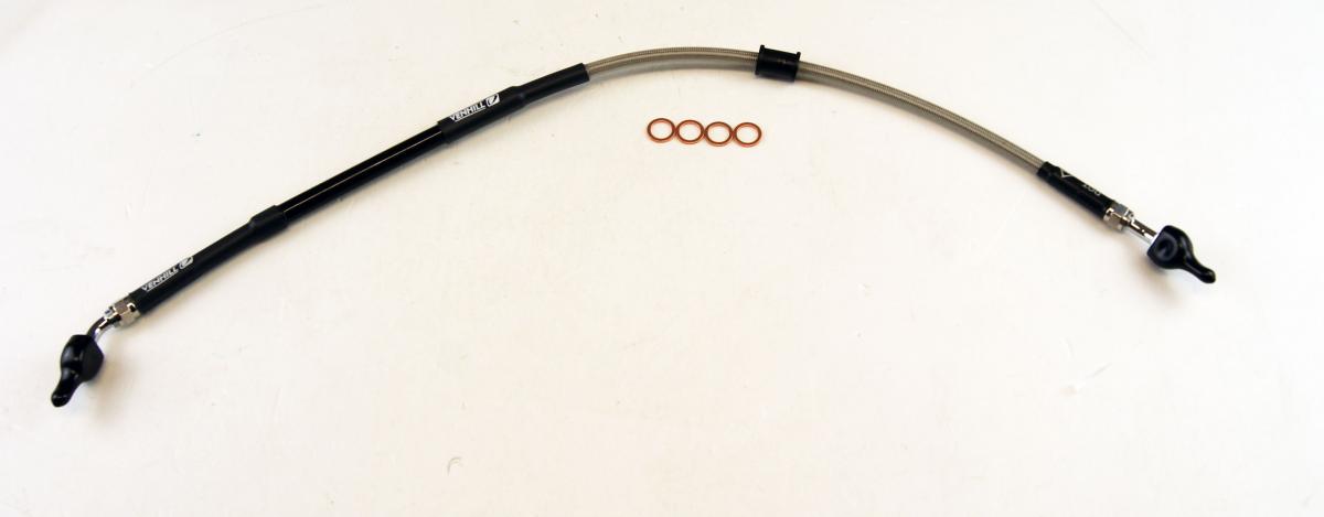 HOSE REAR BRAKE SILVER / BLK, VENHILL S01-2-037/P-CL, 69480-37K01, 69480-37K00 thumbnail 2