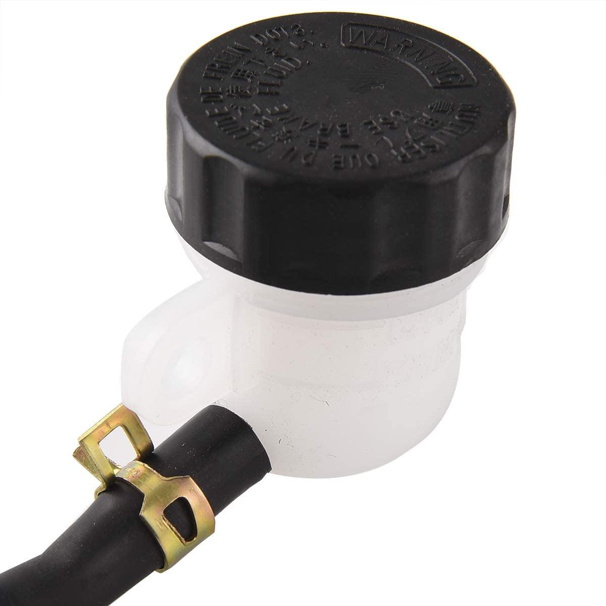 MASTER CYLINDER REAR YAMAHA 1987-2013 YFM 350 X RAPTOR BANSHEE WARRIOR 5FK-2583V-00-00 With 90* Reservoir thumbnail 6