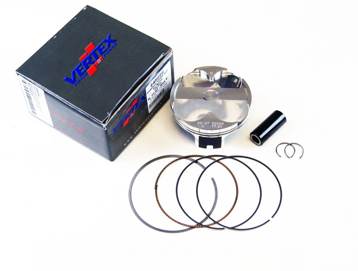 PISTON KIT VERTEX 78.0 B KAWASAKI KX 250 21-22, VERTEX 24509B COMPR 14,1:1 image 1