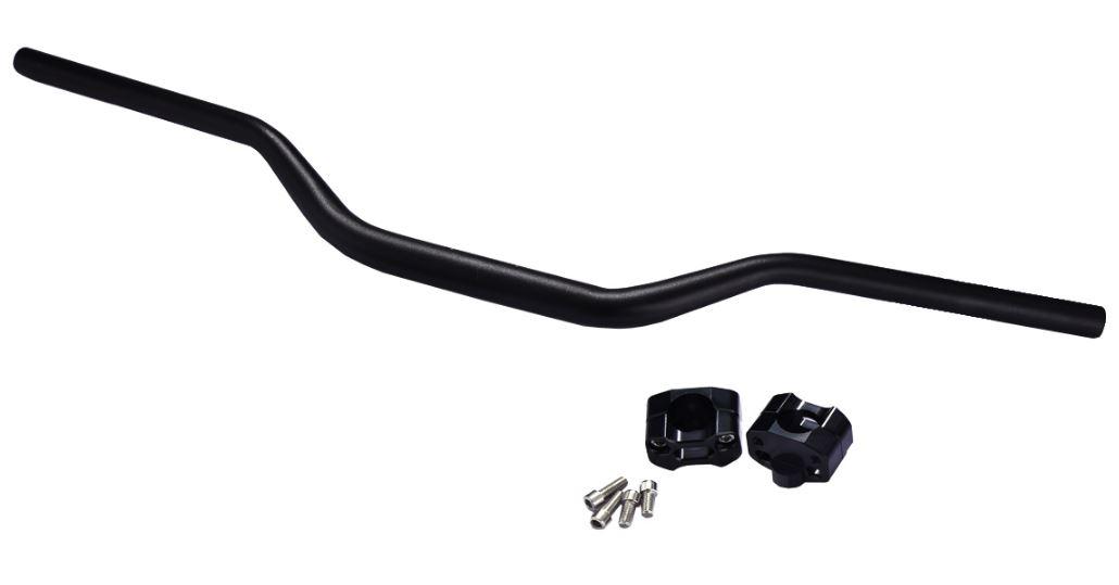 TAPER HANDLEBAR KIT MED BLACK thumbnail 3